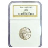 2004 1/4oz Platinum Eagle $25 NGC MS70