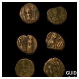 [6 Coins] Greek Elymais Kings Bronze Drachms