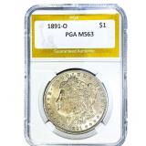 1891-O Morgan Silver Dollar PGA MS63
