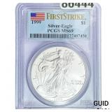 1999 Silver Eagle PCGS MS69