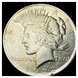 1922 Silver Peace Dollar CHOICE BU