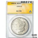 1903 Morgan Silver Dollar ANACS AU55