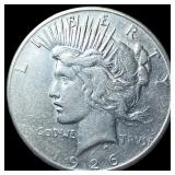 1926 Silver Peace Dollar CLOSELY UNCIRCULATED
