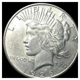 1926-S Silver Peace Dollar CLOSELY UNCIRCULATED