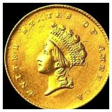 1854 Gold $1 Indian Head Type 2 UNCIRCULATED