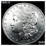 1892-S Morgan Silver Dollar CHOICE AU