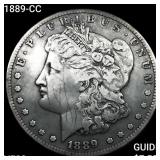 1889-CC Morgan Silver Dollar LIGHTLY CIRCULATED