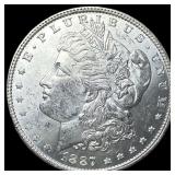 1887 Morgan Silver Dollar CHOICE BU