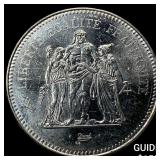 1978 France Silver 50 Francs