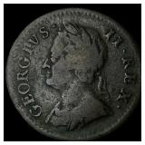 1746 Great Briatin Copper 1 Farthing KM 581.2