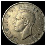 1948 Great Briatin Silver 2 Shillings