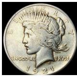 1921 Silver Peace Dollar LIGHTLY CIRCULATED