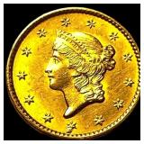 1852 Gold $1 Type 1 CLOSELY UNCIRCULATED
