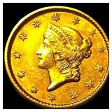 1850 Gold $1 Type 1 UNCIRCULATED