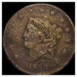 1832 Coronet Head Large Cent NICELY CIRCULATED