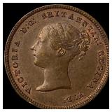 1844 Ceylon Copper Half Farthing