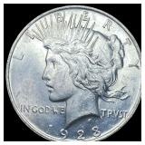 1923 Silver Peace Dollar CHOICE BU