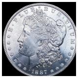 1887 Silver Morgan Dollar CHOICE BU