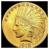 1912-S Gold $10 Indian Head Eagle UNCIRCULATED