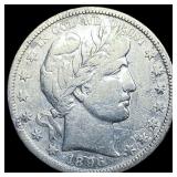 1896-S Silver Barber Half Dollar LIGHTLY CIRCULATE