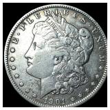 1901 Morgan Silver Dollar CLOSELY UNCIRCULATED