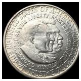 1954 Silver Half Dollar Booker T. Washington-Carve