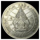 1978 Indonesia Copper-Nickel 100 Rupiah
