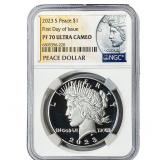 2023-S Silver Peace Dollar NGC PF70 Ultra Cameo
