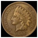 1908-S Indian Head Cent CLOSELY UNCIRCULATED
