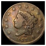 1832 Coronet Head Large Cent NEARLY UNCIRCULATED