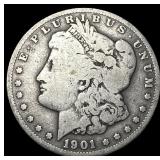 1901-O Silver Morgan Dollar LIGHTLY CIRCULATED