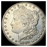 1887-S Silver Morgan Dollar CLOSELY UNCIRCULATED