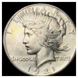 1921 Silver Peace Dollar LIGHTLY CIRCULATED