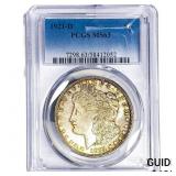 1921-D Morgan Silver Dollar PCGS MS63
