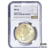 1896 Morgan Silver Dollar NGC MS63