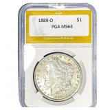 1889-O Morgan Silver Dollar PGA MS63