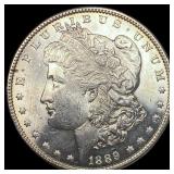 1889 Silver Morgan Dollar GEM BU