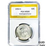 1954-S Washington Carver Half Dollar PGA MS66