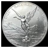 2001 Silver 1 Onza Libertad GEM BU