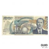 1989 Bank of Mexico 10,000 Pesos