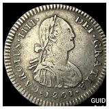 1801-PP Bolivia Charles IV Silver 1 Real
