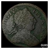 1774 Great Britain Copper 1/2 Penny