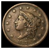 1837 Coronet Head Large Cent NEARLY UNCIRCULATED