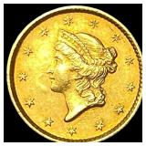 1852 Gold $1 Type 1 CLOSELY UNCIRCULATED