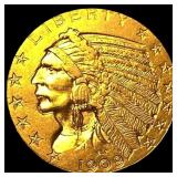 1909 Indian Head Half Eagle $5 Gold UNCIRCULATED