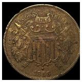 1866 Two-Cent Piece CLOSELY UNCIRCULATED