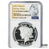 2023-S Silver Peace Dollar NGC PF70 Ultra Cameo