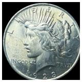 1923 Silver Peace Dollar GEM BU