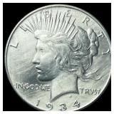 1934 Silver Peace Dollar HIGH GRADE