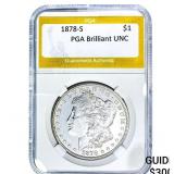 1878-S Morgan Silver Dollar PGA BU